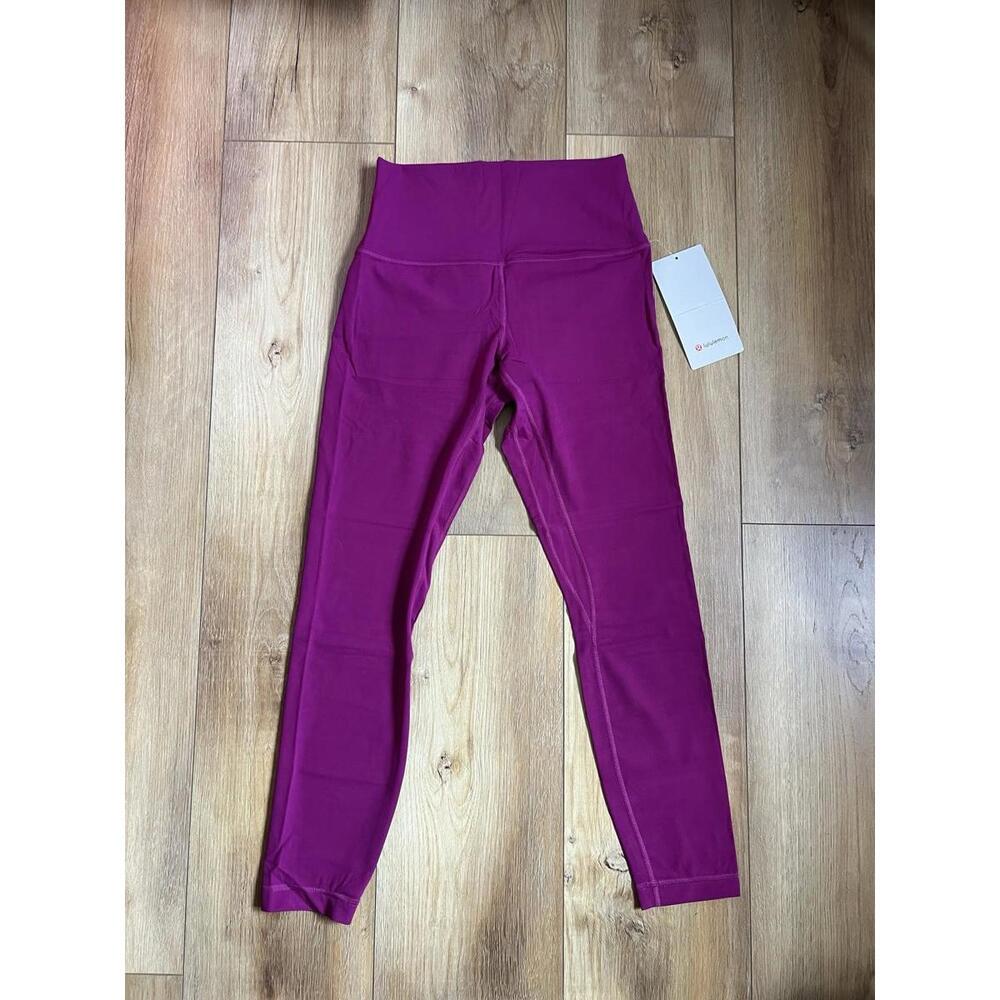 Lululemon Align Pant II 25" Deep Fuschia Purple Nulu NWT 6